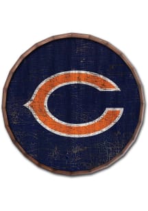 Chicago Bears Cracked Color 24in Barrel Top Sign