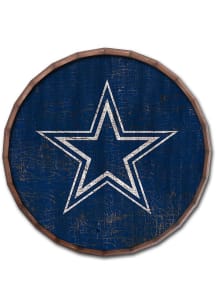 Dallas Cowboys Cracked Color 24in Barrel Top Sign
