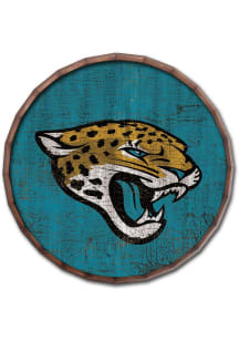 Jacksonville Jaguars Cracked Color 24in Barrel Top Sign