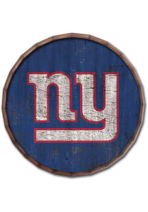 New York Giants Cracked Color 24in Barrel Top Sign