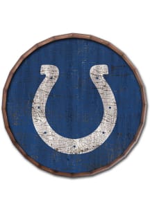 Indianapolis Colts Cracked Color 16in Barrel Top Sign