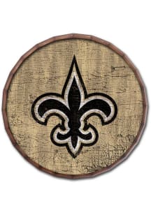 New Orleans Saints Cracked Color 16in Barrel Top Sign