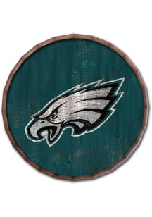 Philadelphia Eagles Cracked Color 16in Barrel Top Sign