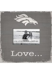 Denver Broncos Love Picture Picture Frame