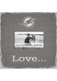 Miami Dolphins Love Picture Picture Frame