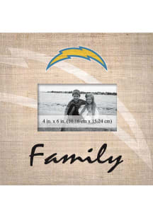 Los Angeles Chargers Family Picture Picture Frame