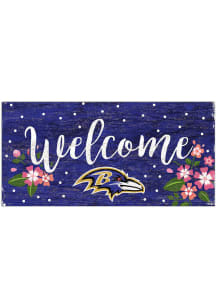 Baltimore Ravens Welcome Floral Sign