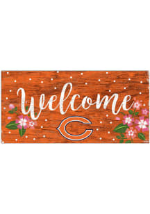 Chicago Bears Welcome Floral Sign