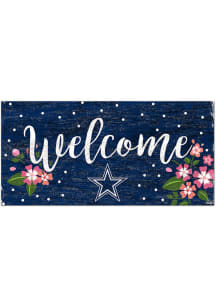 Dallas Cowboys Welcome Floral Sign