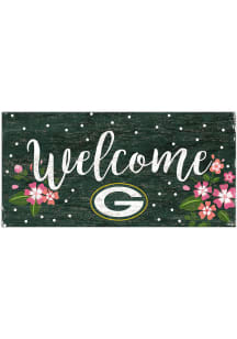 Green Bay Packers Welcome Floral Sign