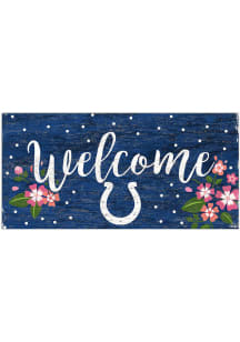 Indianapolis Colts Welcome Floral Sign