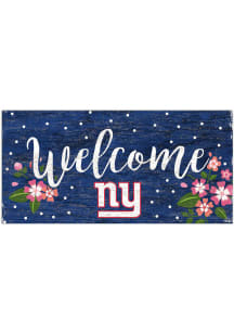 New York Giants Welcome Floral Sign
