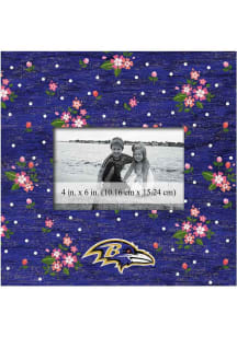 Baltimore Ravens Floral 10x10 Picture Frame