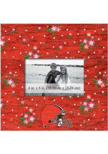 Cleveland Browns Floral 10x10 Picture Frame