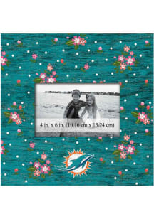 Miami Dolphins Floral 10x10 Picture Frame
