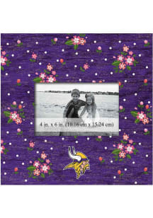 Minnesota Vikings Floral 10x10 Picture Frame