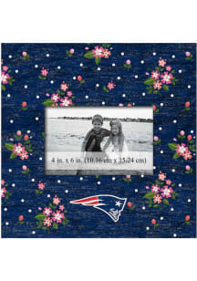 New England Patriots Floral 10x10 Picture Frame