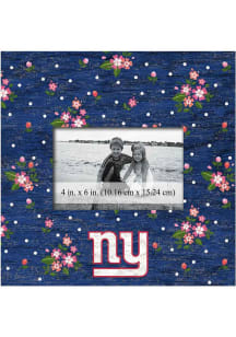 New York Giants Floral 10x10 Picture Frame
