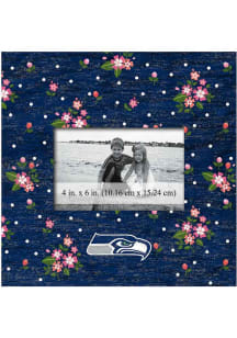 Seattle Seahawks Floral 10x10 Picture Frame