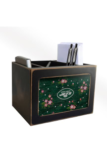 New York Jets Floral Desktop Organizer Desk Accessory