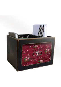 San Francisco 49ers Floral Desktop Organizer Desk Accessory