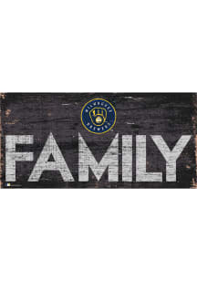 Milwaukee Brewers Family 6x12 Sign