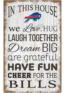 Buffalo Bills In This House 11x19 Sign