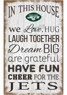 New York Jets In This House 11x19 Sign
