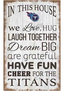 Tennessee Titans In This House 11x19 Sign