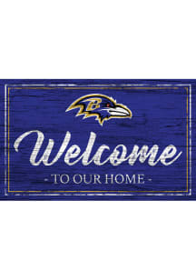 Baltimore Ravens Welcome 11x19 Sign