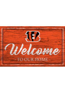 Cincinnati Bengals Welcome 11x19 Sign