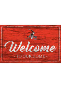 Cleveland Browns Welcome 11x19 Sign