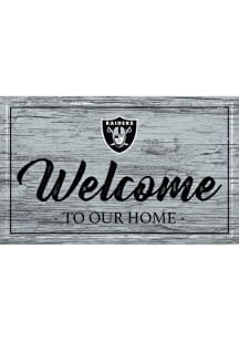 Las Vegas Raiders Welcome 11x19 Sign