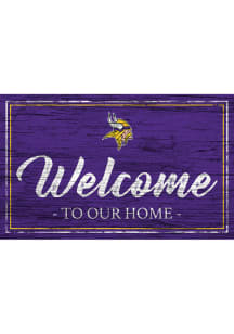 Minnesota Vikings Welcome 11x19 Sign