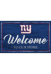 New York Giants Welcome 11x19 Sign