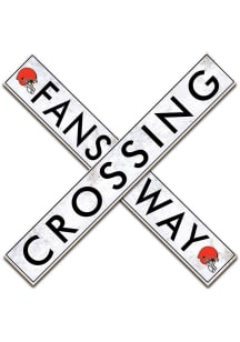 Cleveland Browns 48in Fans Way Crossing Wall Art