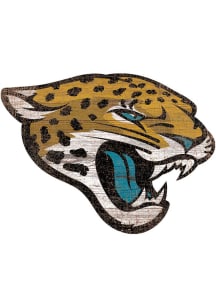 Jacksonville Jaguars Logo 8in Cutout Sign