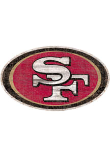 San Francisco 49ers Logo 8in Cutout Sign