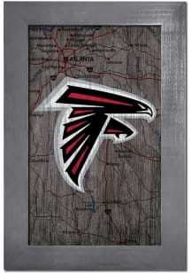 Atlanta Falcons City Map Sign