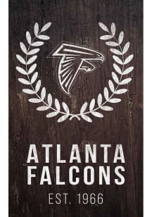 Atlanta Falcons Laurel Wreath Sign