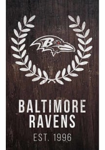 Baltimore Ravens Laurel Wreath Sign