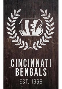 Cincinnati Bengals Laurel Wreath Sign