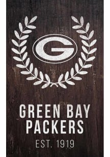 Green Bay Packers Laurel Wreath Sign