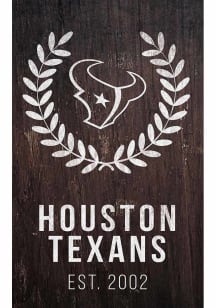 Houston Texans Laurel Wreath Sign