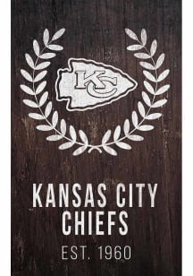 Kansas City Chiefs Laurel Wreath Sign
