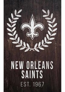 New Orleans Saints Laurel Wreath Sign
