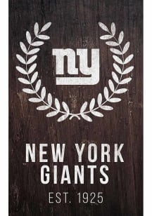 New York Giants Laurel Wreath Sign