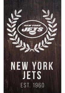 New York Jets Laurel Wreath Sign