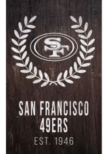 San Francisco 49ers Laurel Wreath Sign