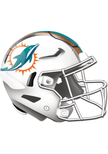 Miami Dolphins 24in Helmet Cutout Sign